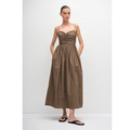 Gathered Bodice Dress Birch