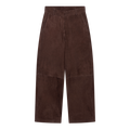 Davina Suede Leather Trouser Cacao Brown