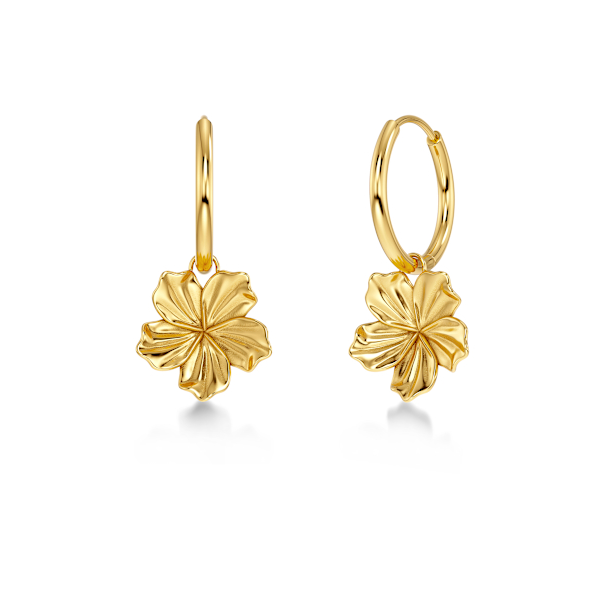 Jasmine Hoops Gold
