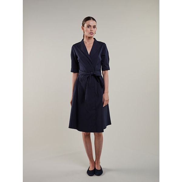 Sofia Wrap Dress Navy