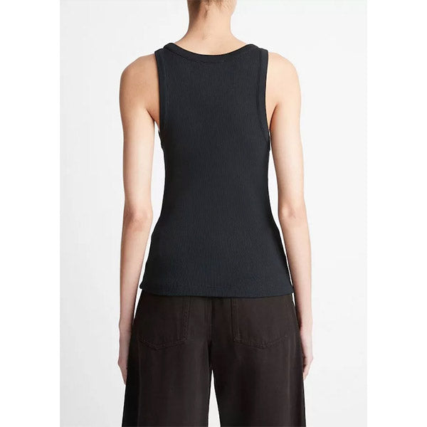 Modal Scoop Nk Tank Black
