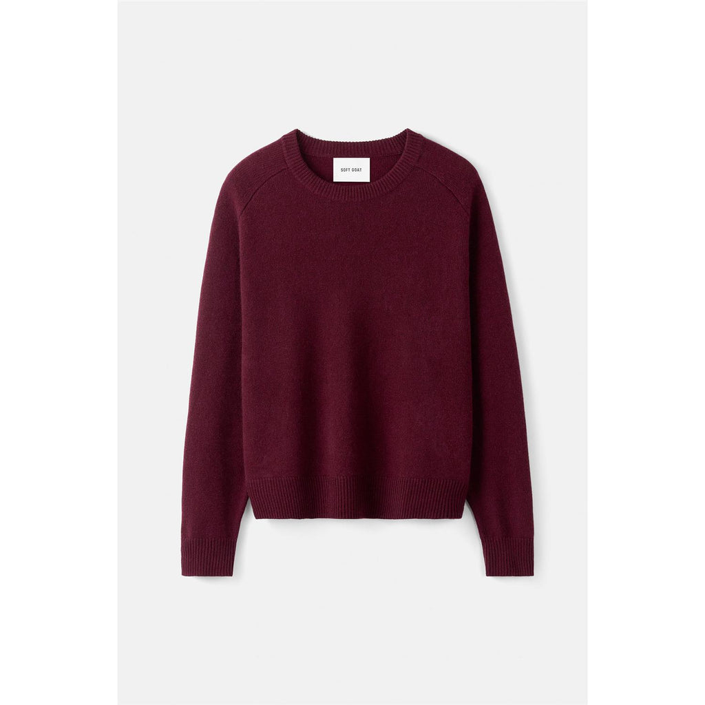 Boyfriend Crewneck Bordeaux