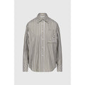 Pocket Detail Shirt Marsh Green/White