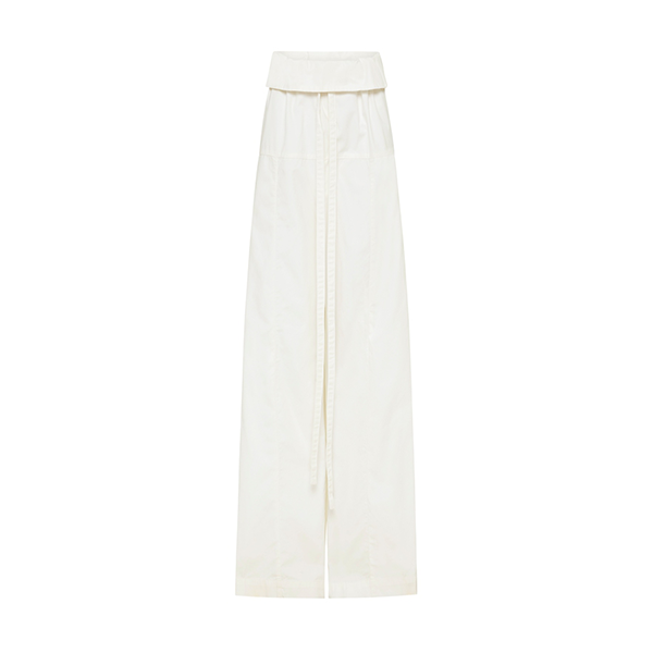 Fisherman Drawcord Pant White
