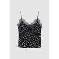 Amelie Camisole Black White Dot
