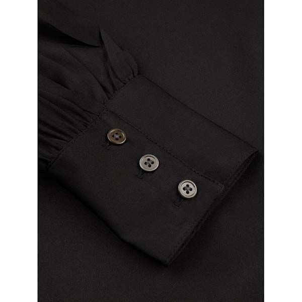 Selma Bowtie Blouse Black