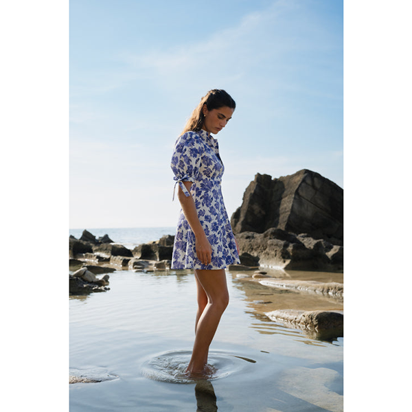Harmonia Dress Blue Print