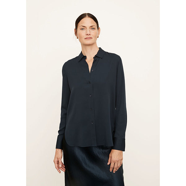 Slim Fitted Blouse Coastal Blue