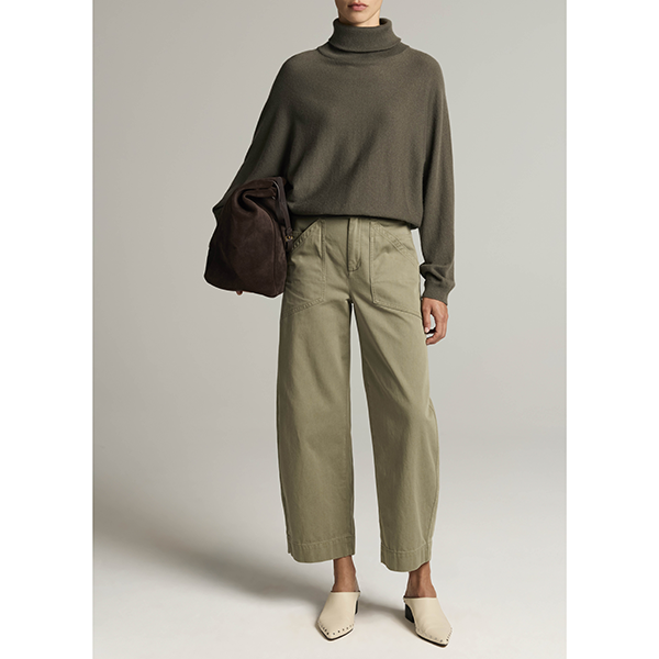Dolman Turtleneck Sweater Rosemary