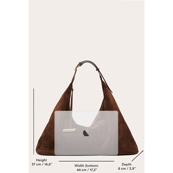 Pillow Hobo Suede Black