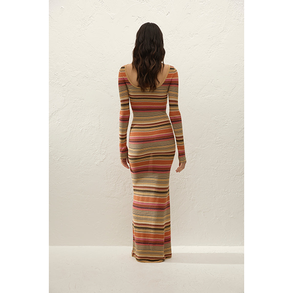 Notturna Maxi Dress Murano Stripe