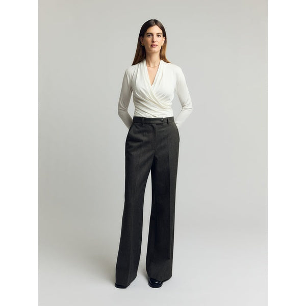 Fifi P Top Chalk White