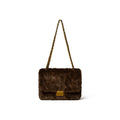Charlie Plush Bag Dk Brown
