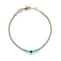 Bead & Gem Bracelet Mediterranean Blue