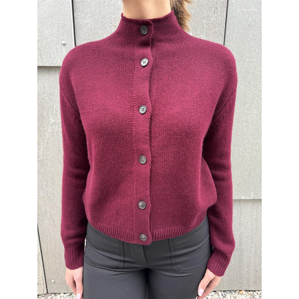 Zirelle Cardigan Deep Plum