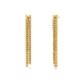 Melted Earrings Gold