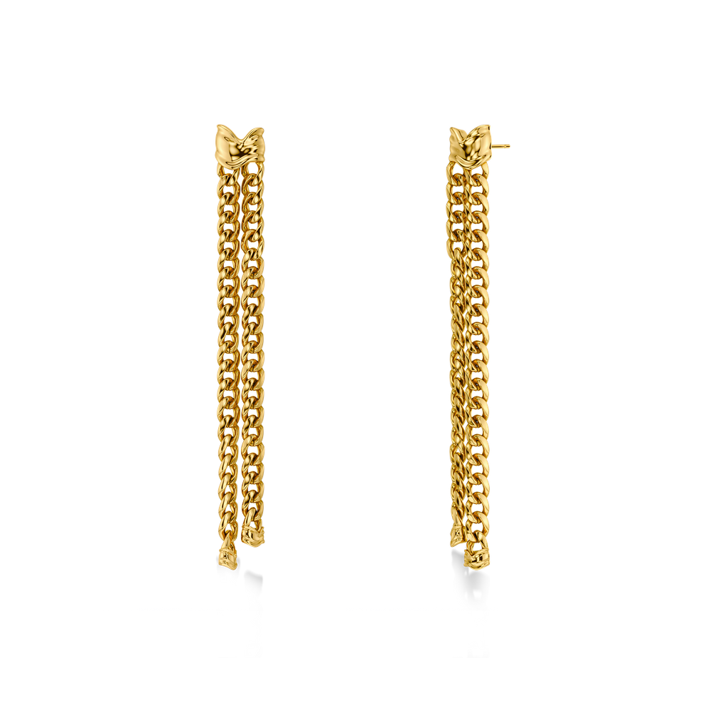 Melted Earrings Gold