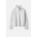 Girlfriend Turtleneck Quiet grey