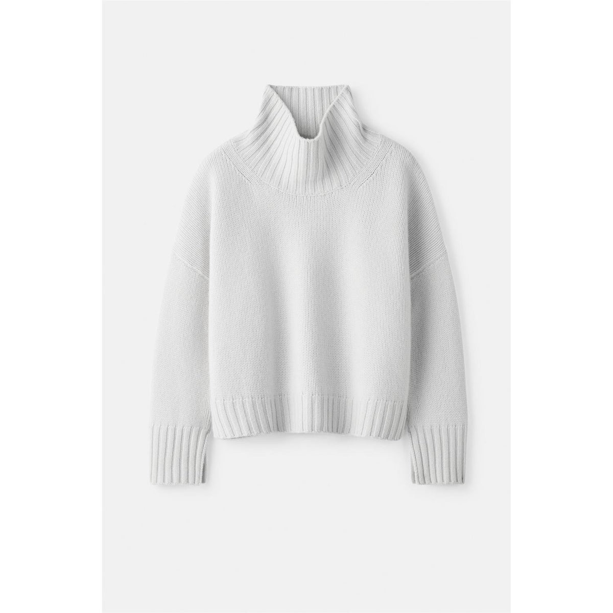 Girlfriend Turtleneck Quiet grey