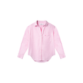 Venice Seersucker Classic Stripe Shirt Pink Stripe