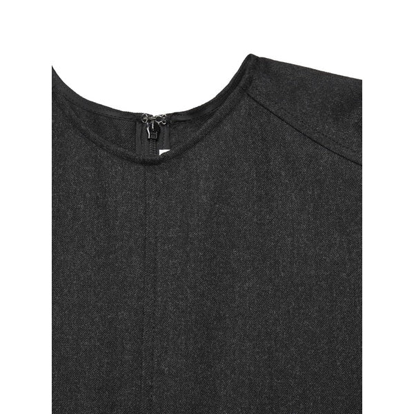 Dolman Midi Dress Dark Grey Melange