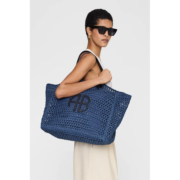 Large Rio Tote Marine Blue