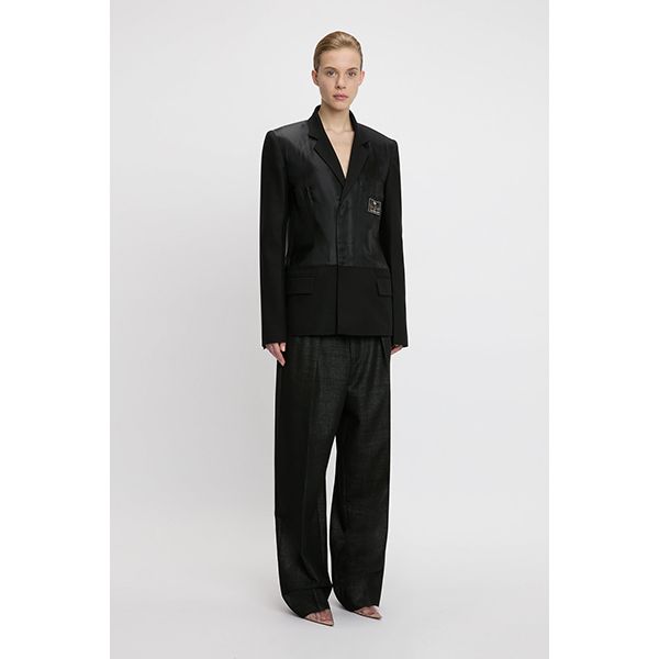 Fluid Detail Jacket Black