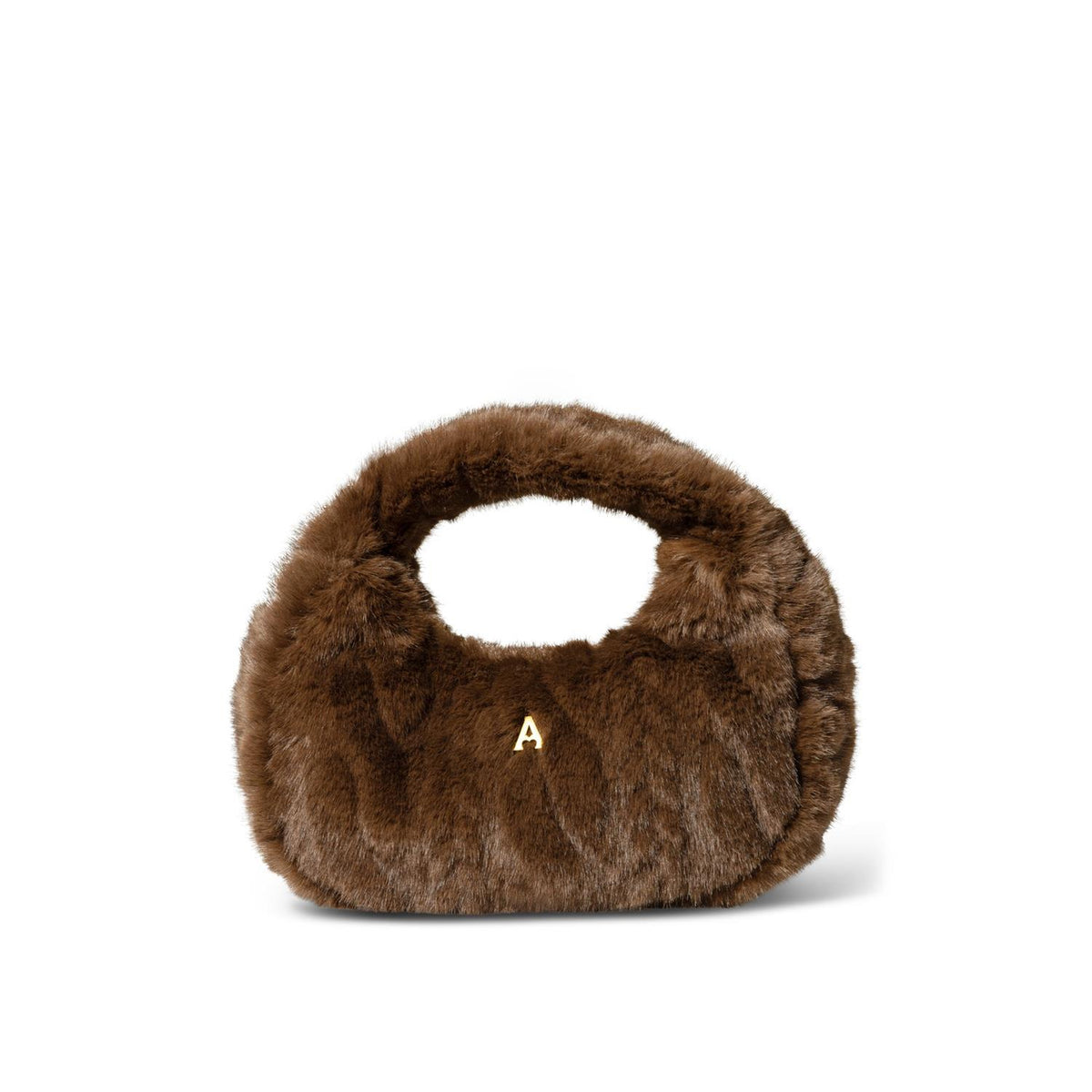 Noella Plush Bag Dk Brown