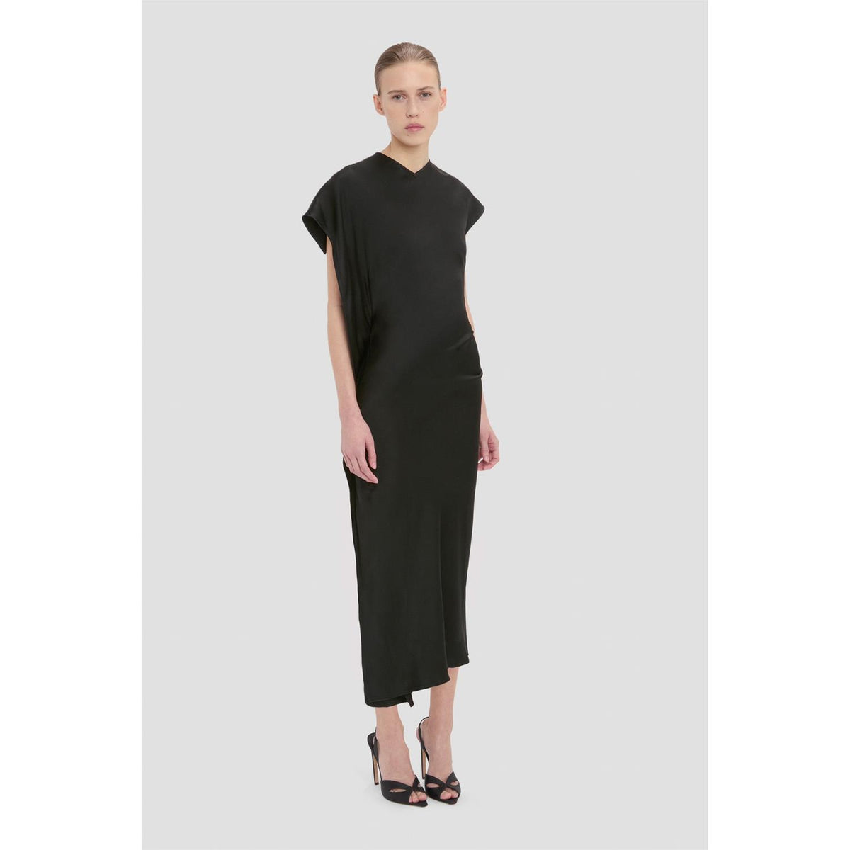 Victoria Midi Dress Black