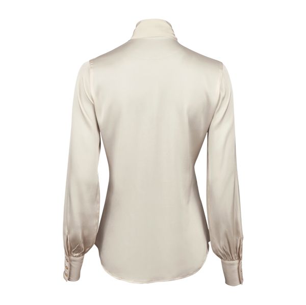 Selma Bowtie Blouse Champagne