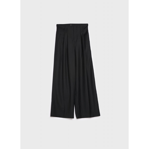Amelia Wool Trouser Black