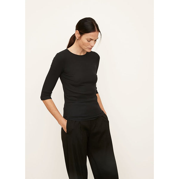 Elbow Sleeve Crew Modal Coastal Blue