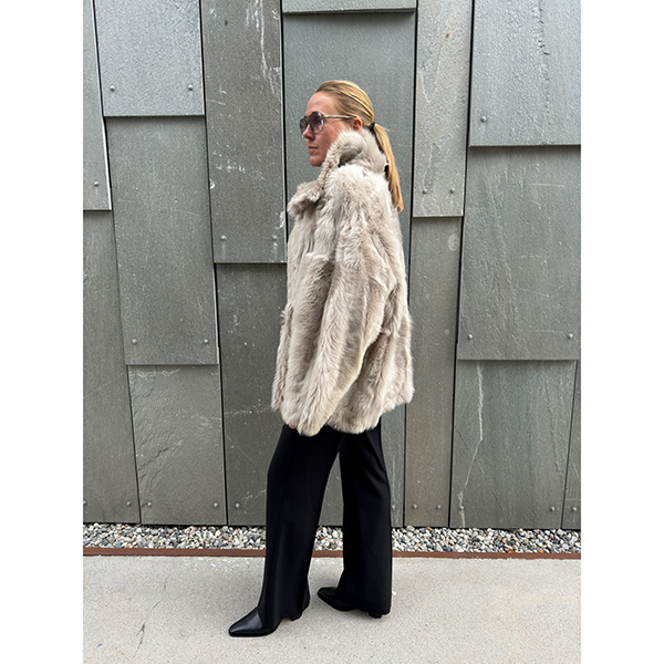 Utzon Jens Jacket Silver Mink