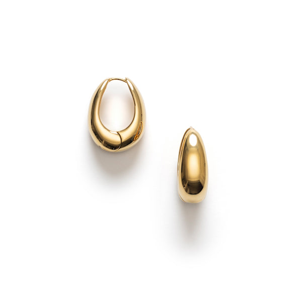 Golden Curve Hoops Bold