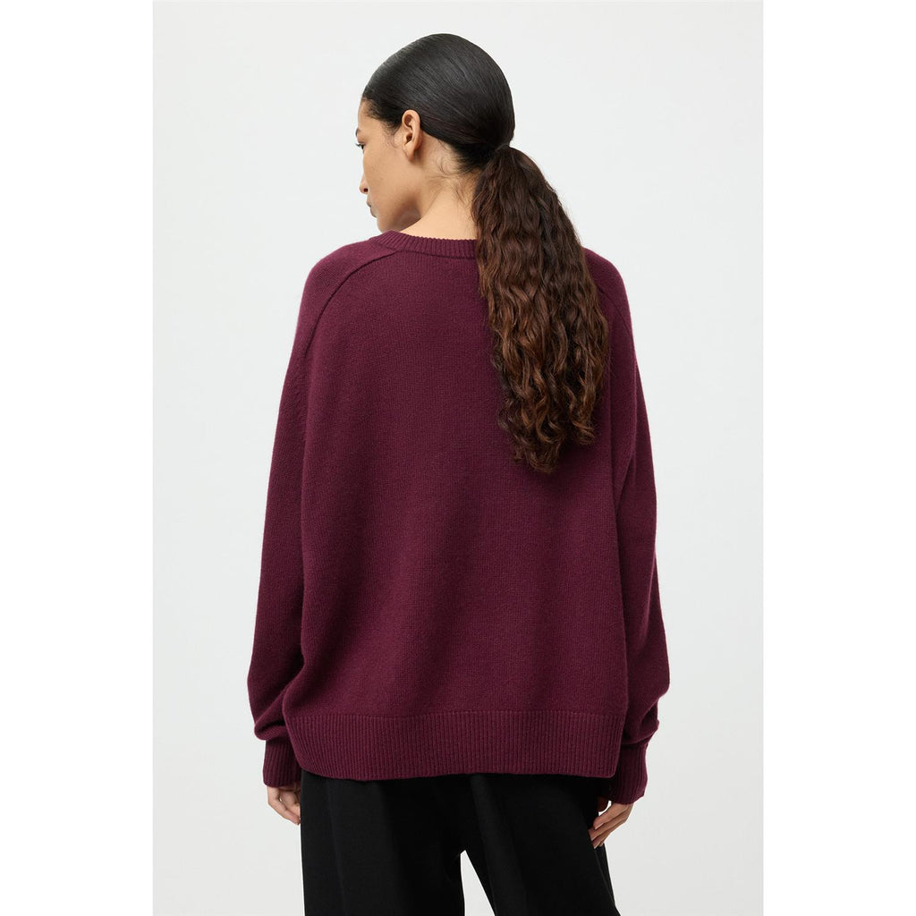 Boyfriend Crewneck Bordeaux