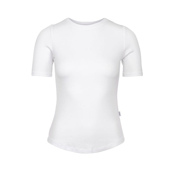 Sina Rib Tee White