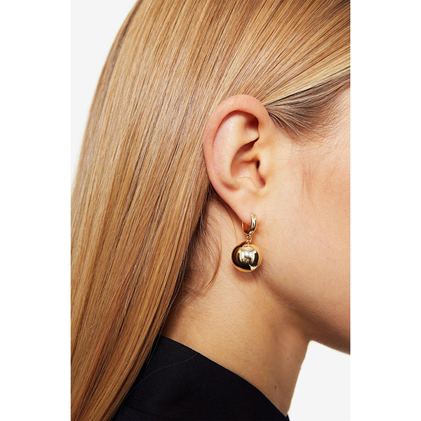 ANINE BING Ball Drop Earrings Gold OXHOLM Oxholm