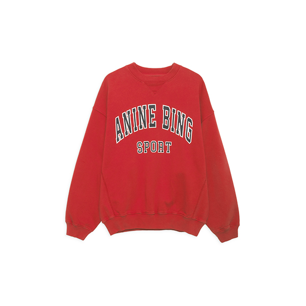 Anine Bing Jaci Sweatshirt Red OXHOLM Oxholm