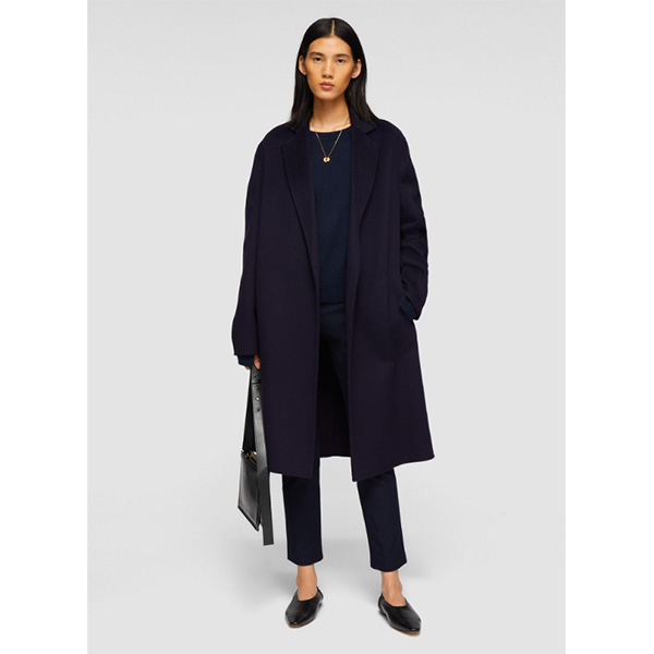 JOSEPH Cenda Cashmere Long Coat Navy OXHOLM Oxholm