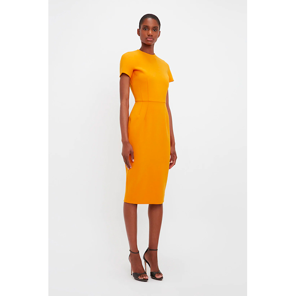 Victoria beckham hotsell yellow dress