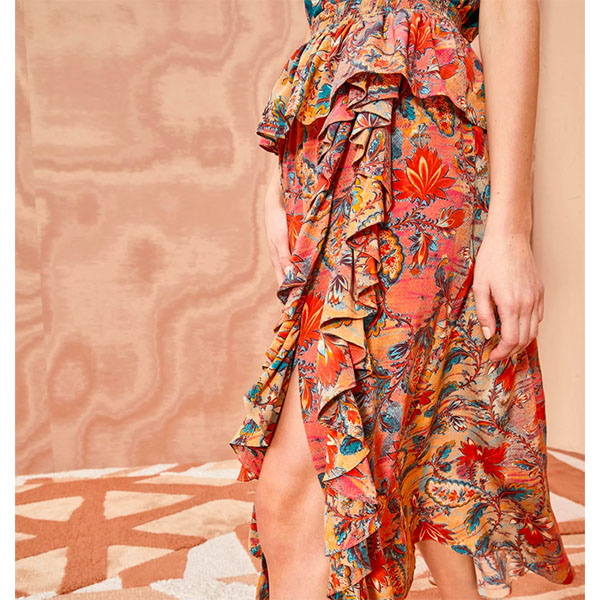 Ulla johnson cheap coral dress