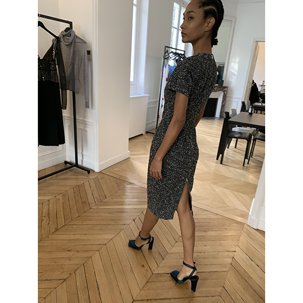 Victoria Beckham T shirt Fitted Dress Black White OXHOLM Oxholm